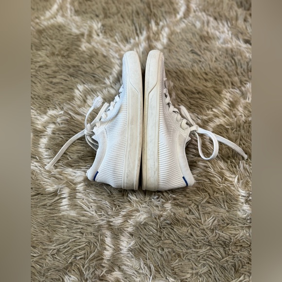 Rothy’s The Lace Up Sneakers Bright White size 8 - Picture 6 of 10